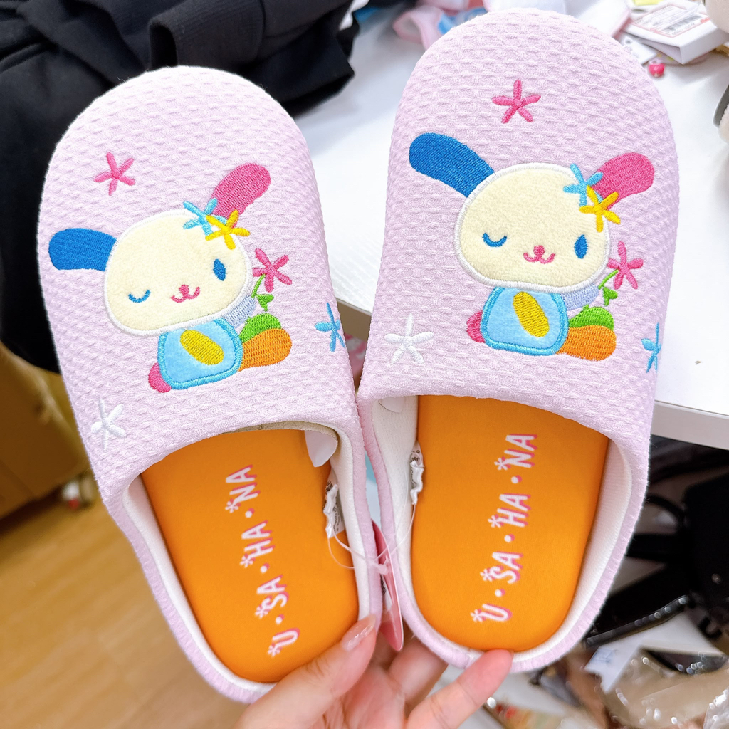 日本直送獨家發售Sanrio usahana 家居拖鞋23-25