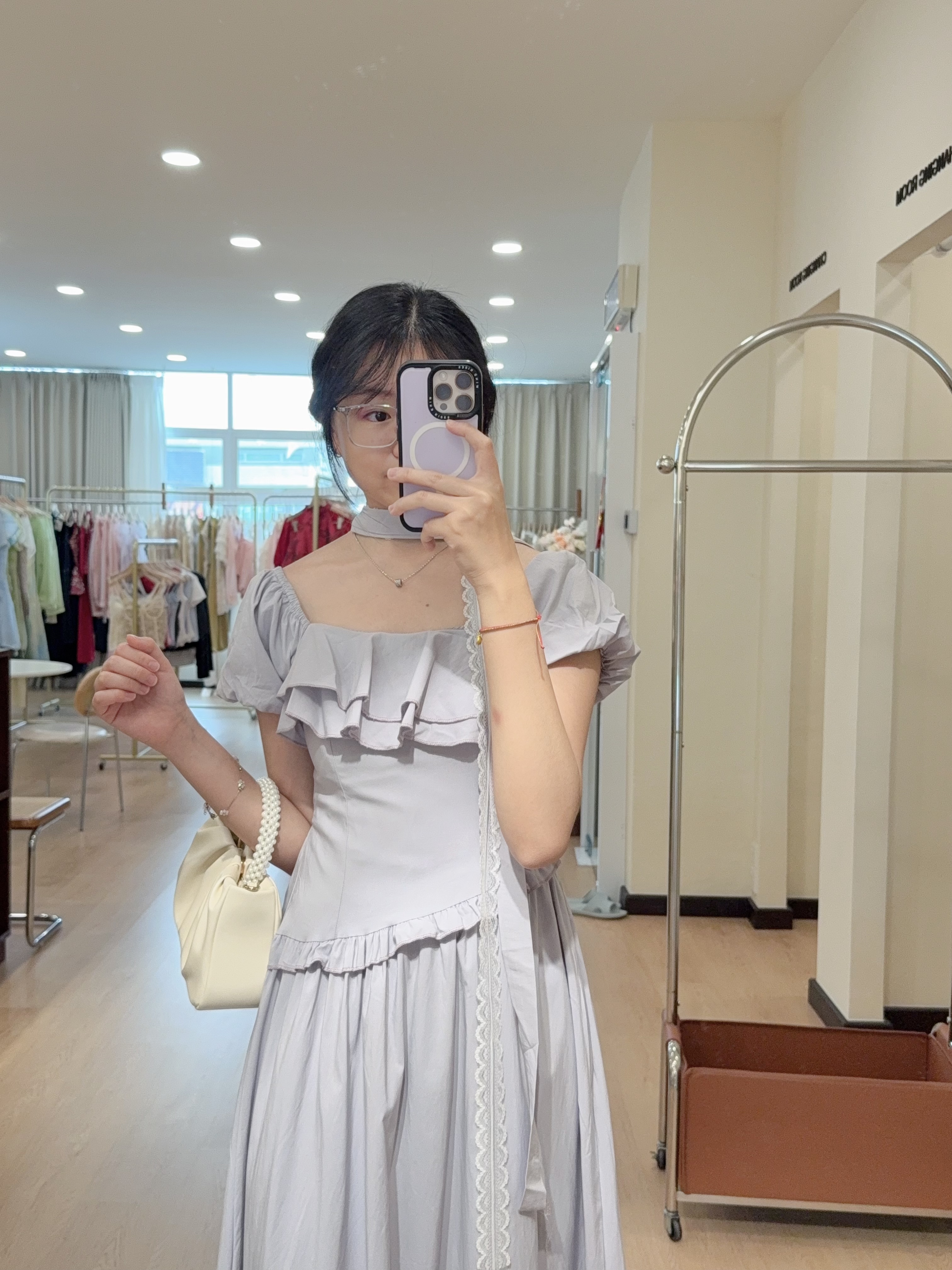 2808法式连身长裙