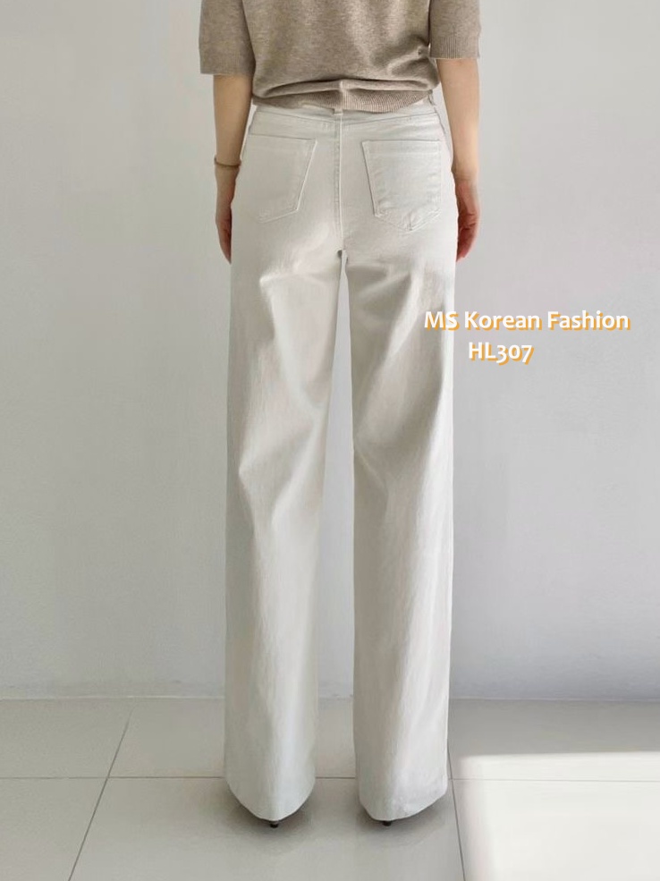 HL307 韓國🌼Howluk春版彈力棉闊筒褲