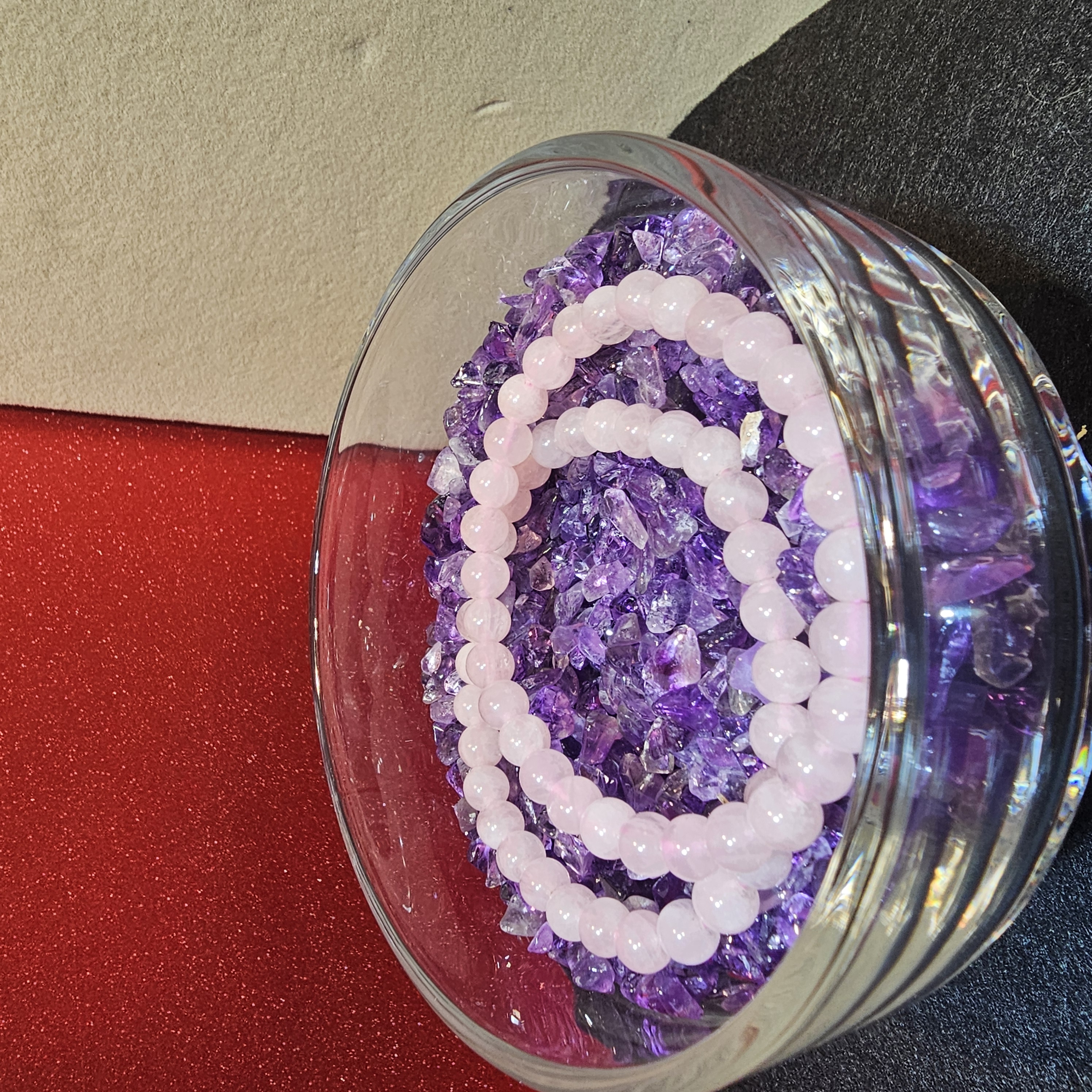 粉紅晶手串(Rose Quartz)