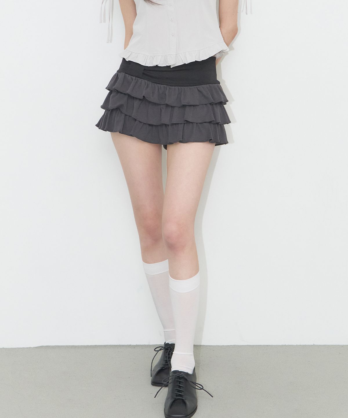 🇰🇷訂購｜ILLIGO 26SS｜Bow cancan skirt pants 3色 