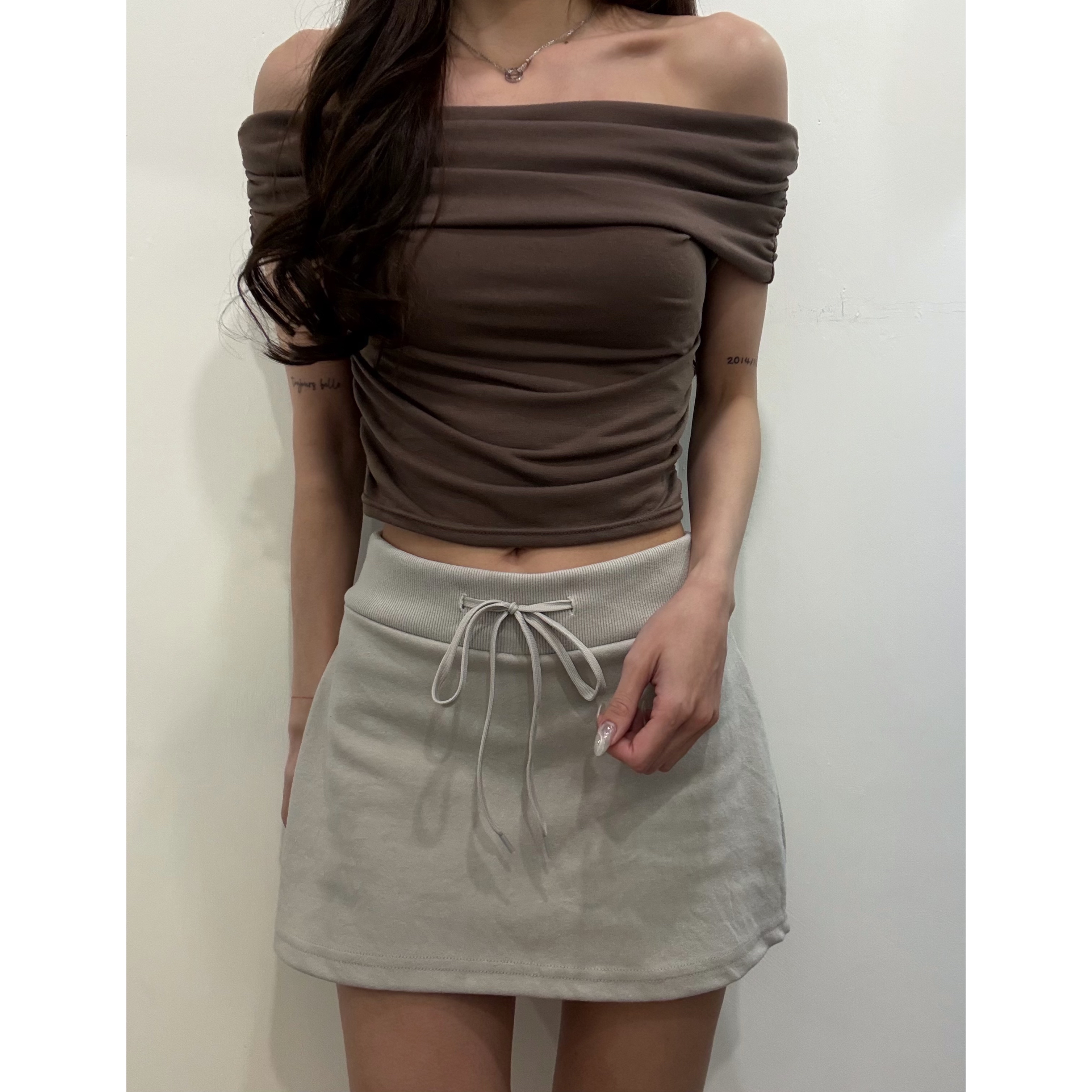 新品價4月10截單🤍《O/S SLIM FIT CROP》 2604C