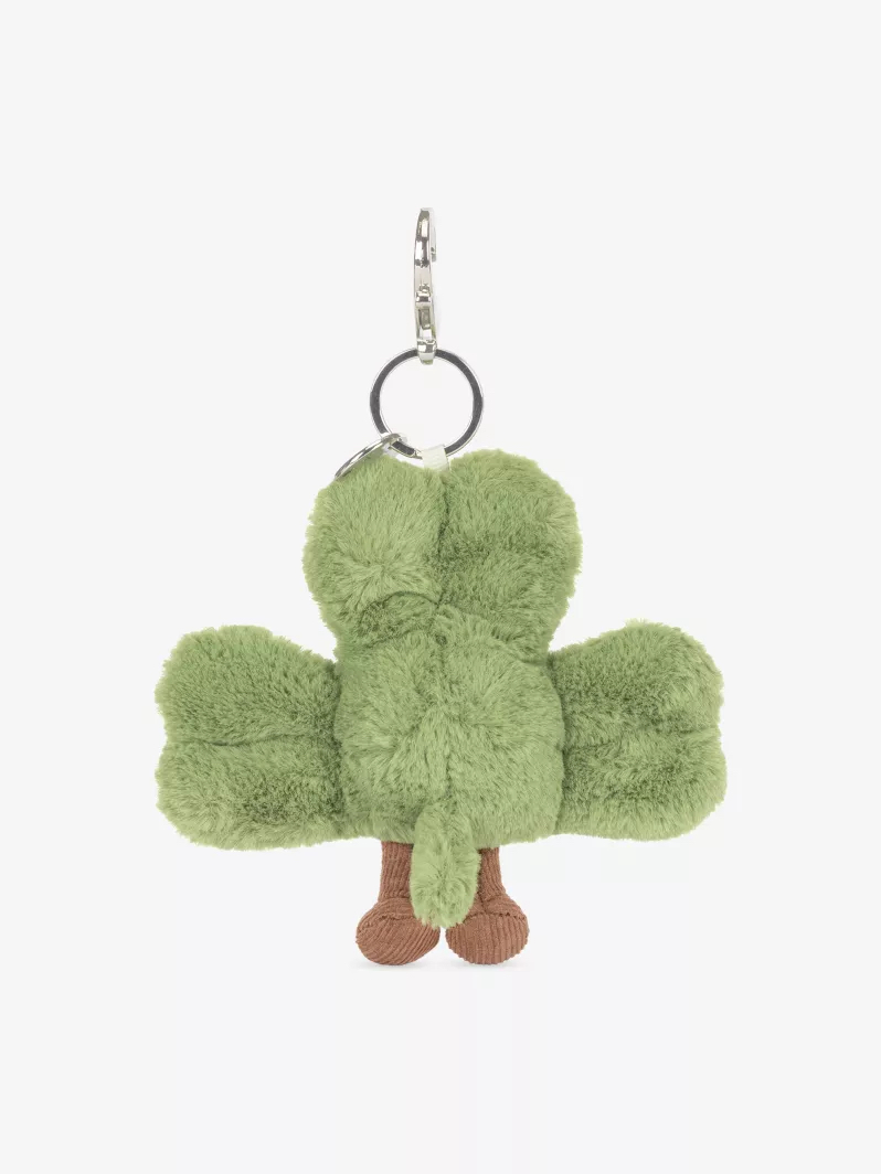 Jellycat Amuseables Siofra Shamrock Soft Bag Charm 趣味三葉草鎖匙扣