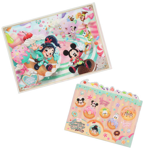 【預訂】TDR Vanellope's Sweets Pop World - A4 & A5 folder set