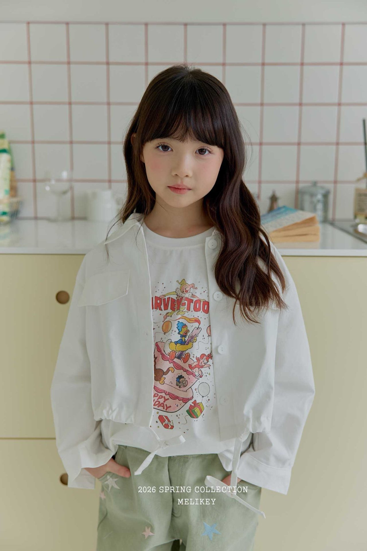 短身外套 / 星星長褲