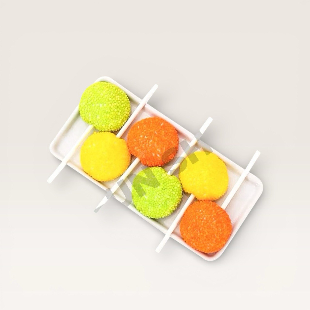 12pcs Lucky Twins Sour Rolling Marshmallow with jam lollipop (HALAL)