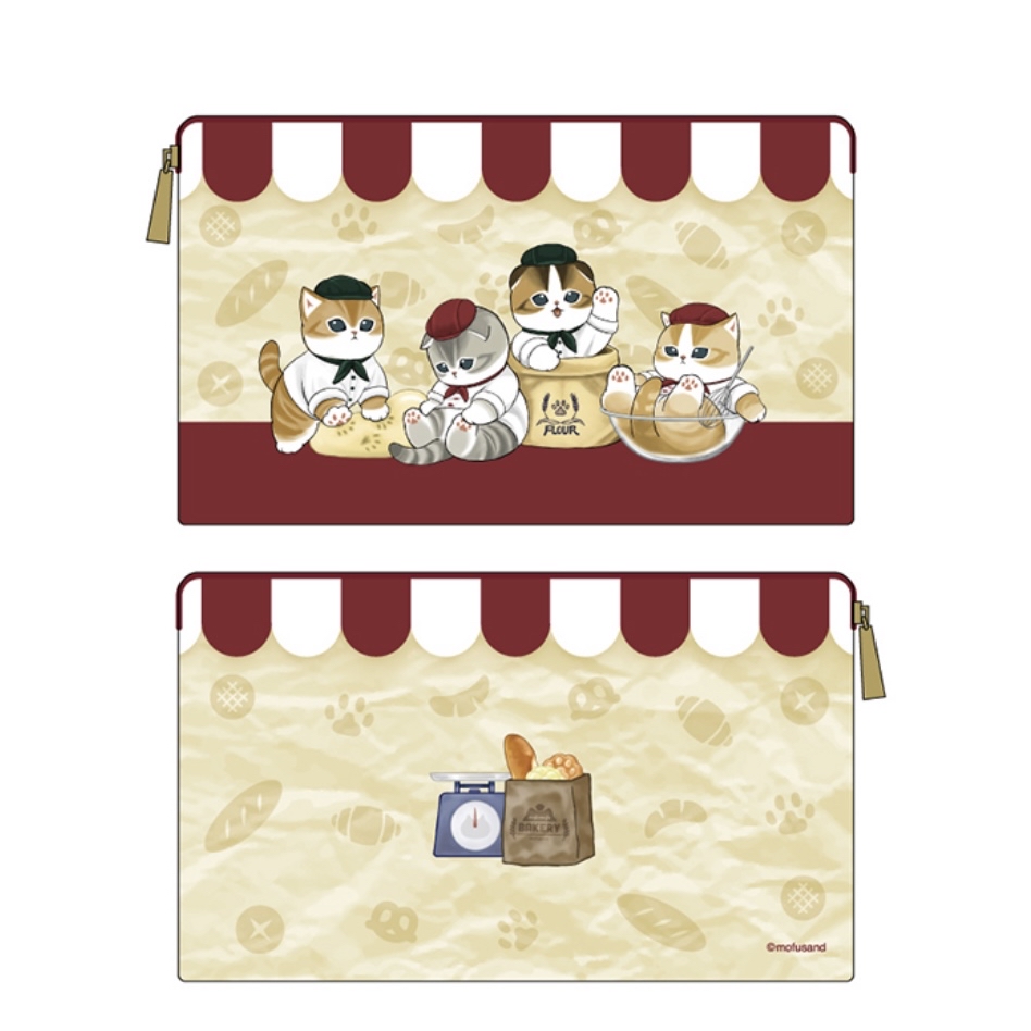 Mofusand 鯊魚貓 拉鏈袋｜預訂