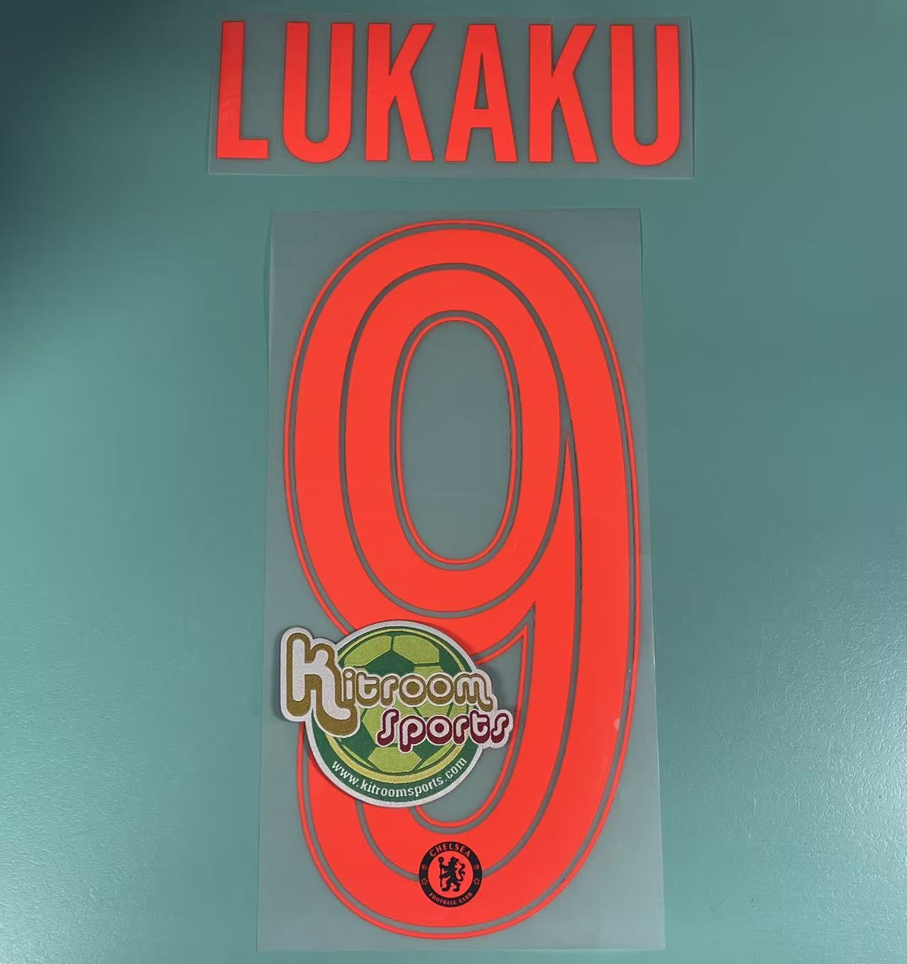 2021-22 Chelsea 3RD UCL Nameset #9 LUKAKU
