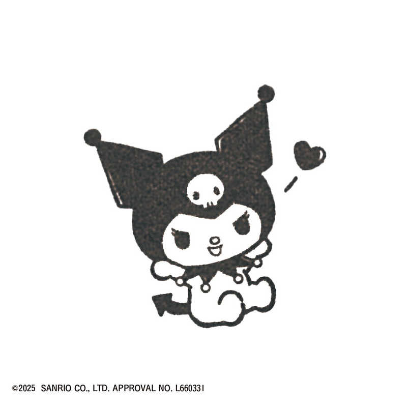 現貨｜Sanrio Kuromi 日本製 Beverly 木製 印章 印仔 (TSW-205)