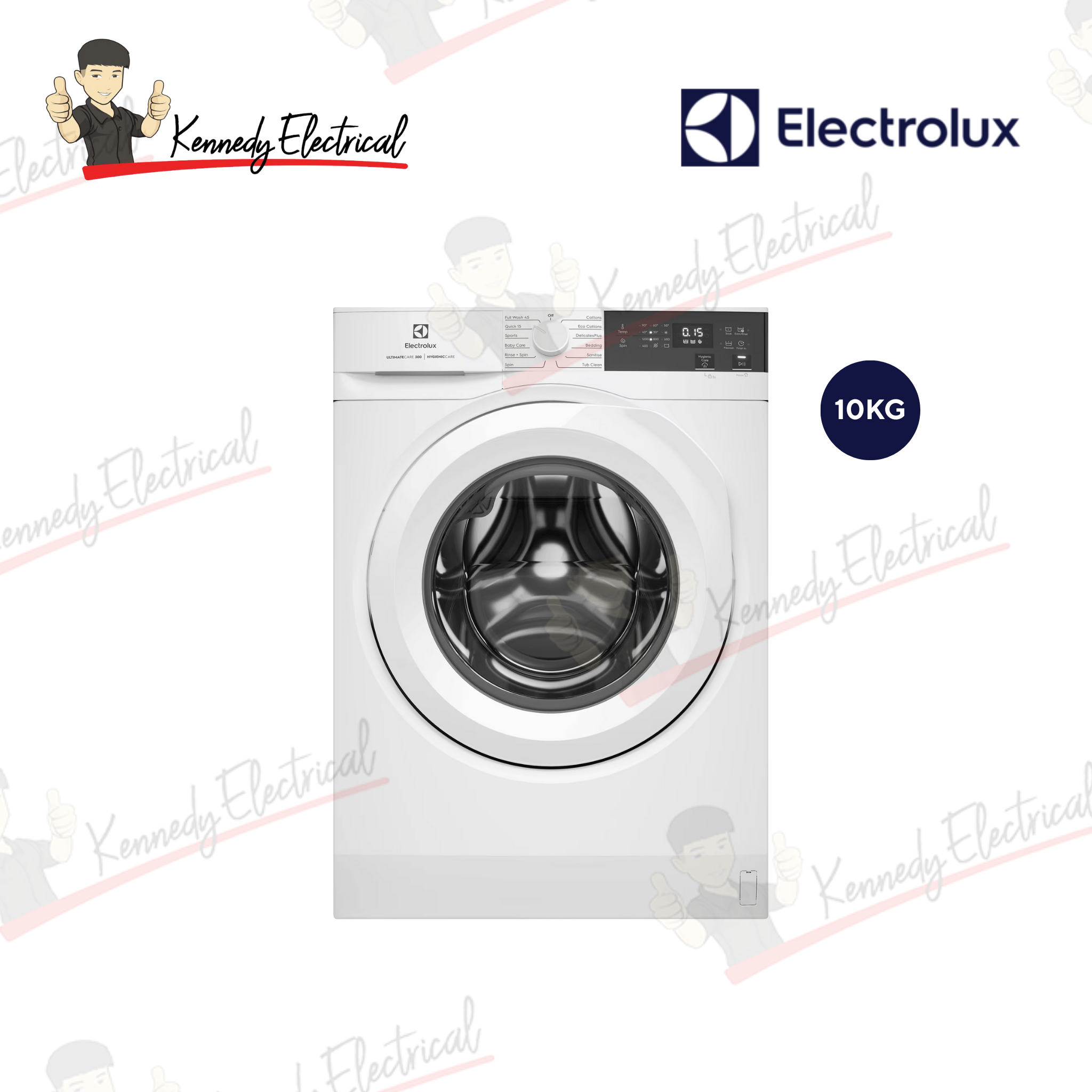 Electrolux 10kg UltimateCare 300 Front Load Inverter Washer (EWF1024D3WC)