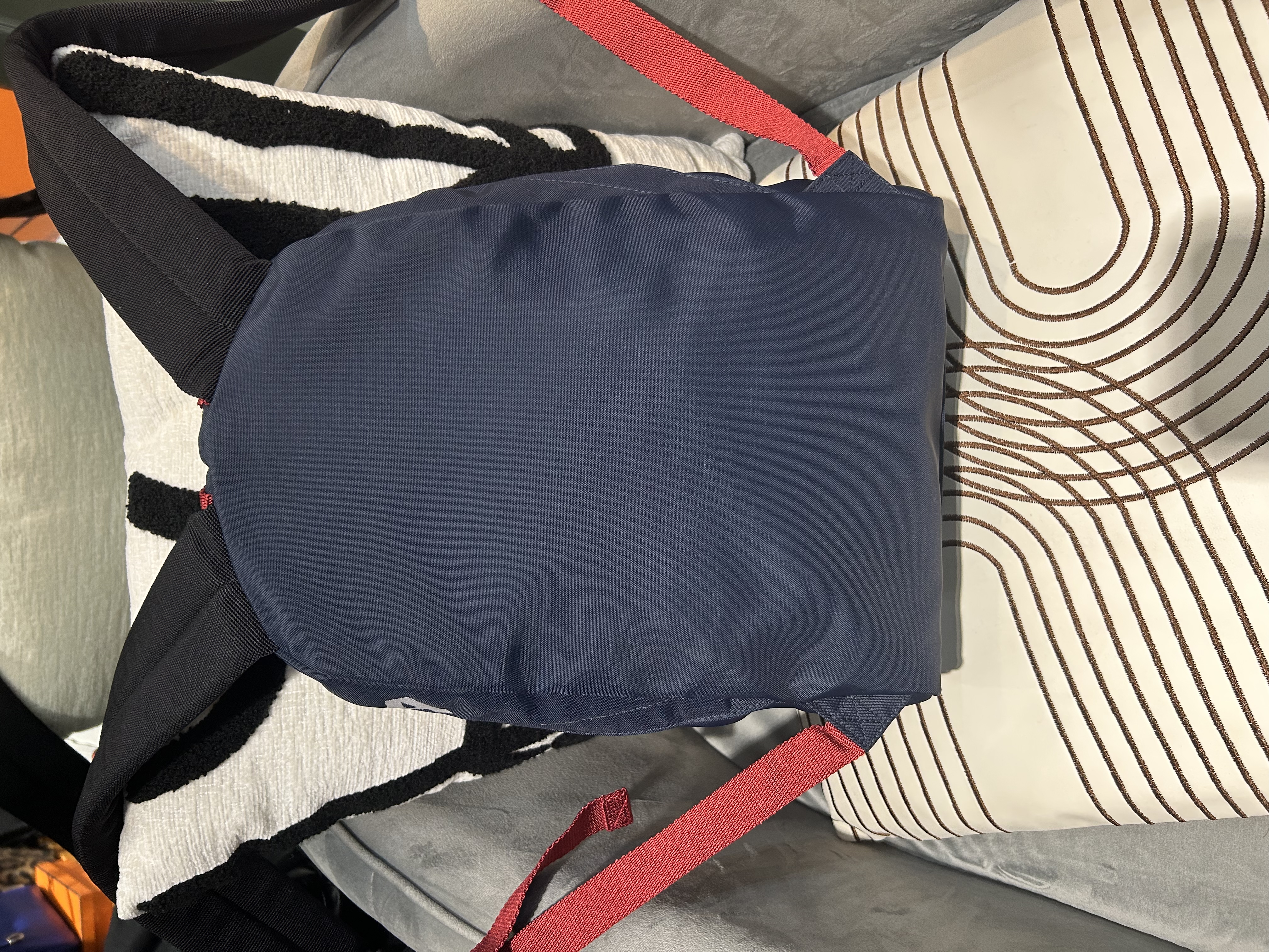 Balenciaga Nylon Backpack Navy 100%Authentic, 98%New ☑️Dust bag