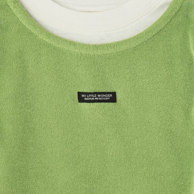 🇯🇵限量預訂 日本直送🇯🇵MY LITTLE WONDER 兩色標籤背心短袖T恤兩件套