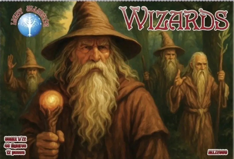 1/72 Wizards (Includes 48 figures in 12 poses)