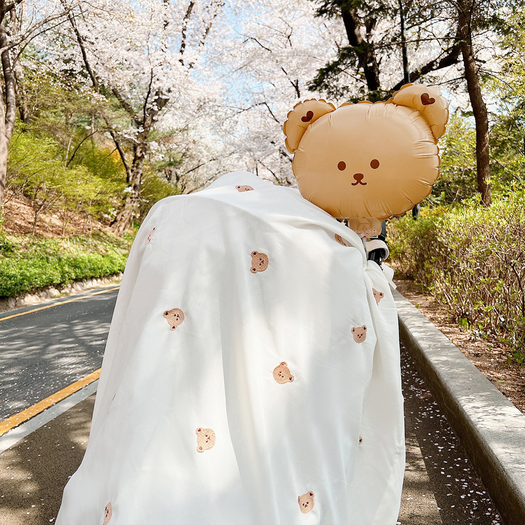 DOTTODOT 刺繡嬰兒車遮陽防風罩（Stroller Cover）