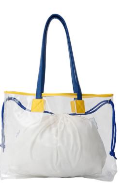 🌸 【預訂】透明Tote Bag(黃色) - Chiikawa 25/5新品
