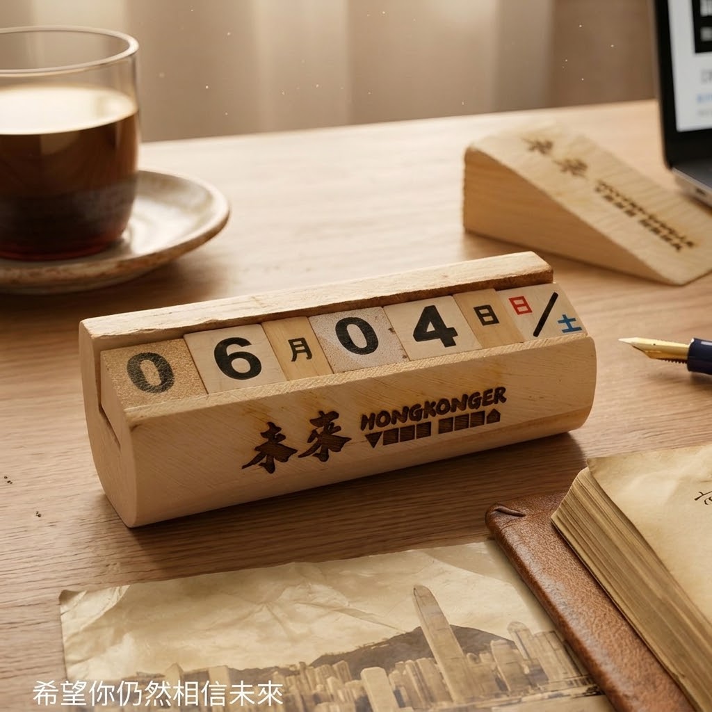 未來 • 木製日曆 (可免費刻字)