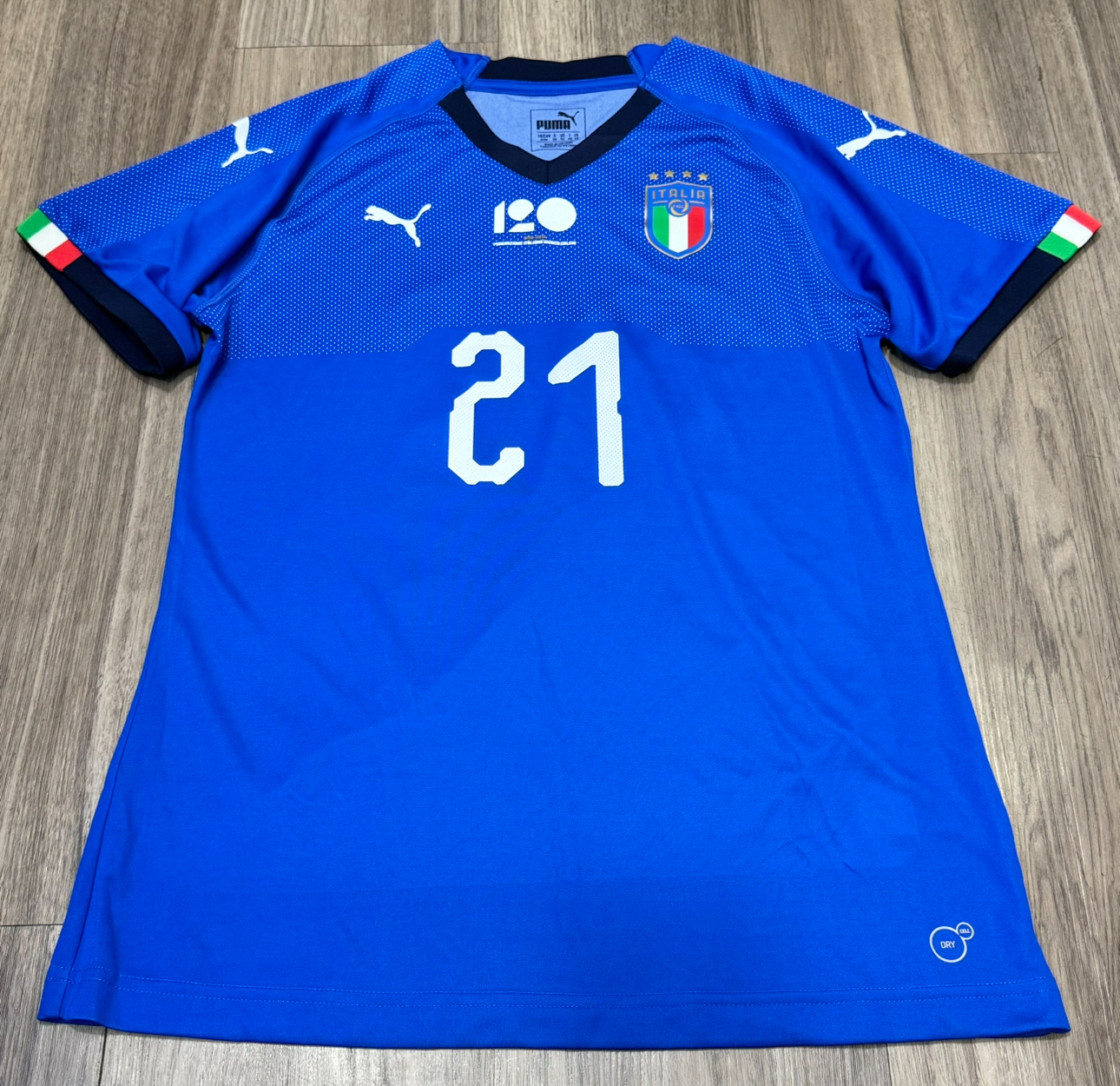 Italy 18/19 woman team match issued/worn shirt #21 Cernoia