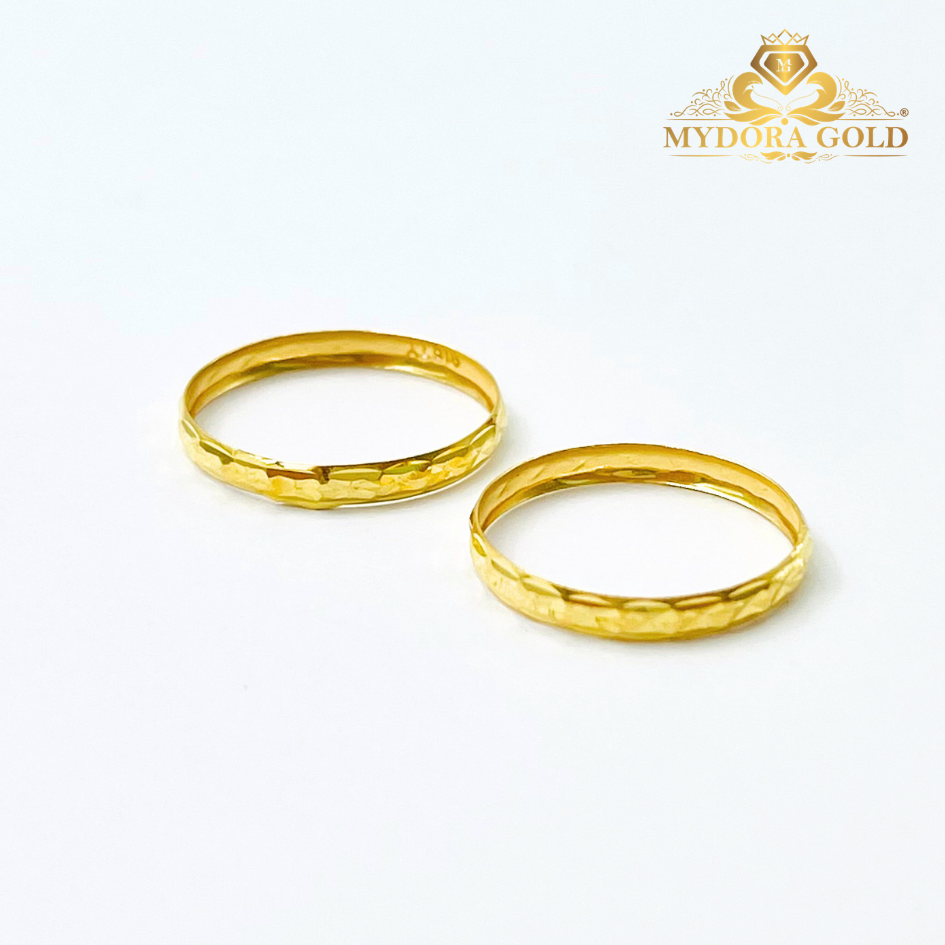 MYDORA Cincin Belah Rotan Stamping l EMAS 916/22K