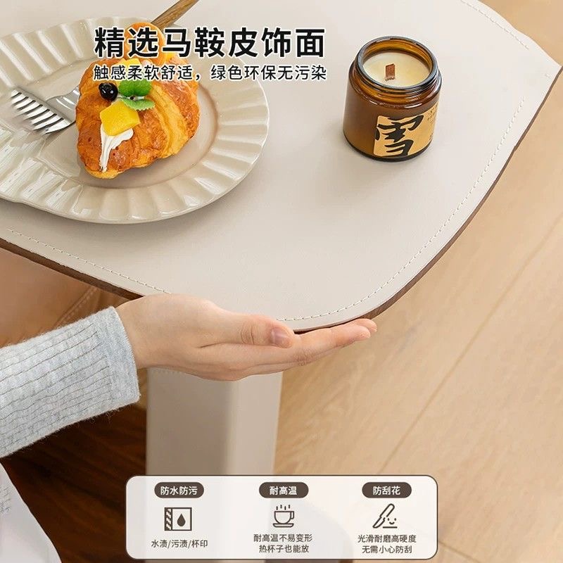 沙發邊几 可移動小桌子 客廳茶几 中古風臥室升降床邊桌 電腦桌置物架coffee table
