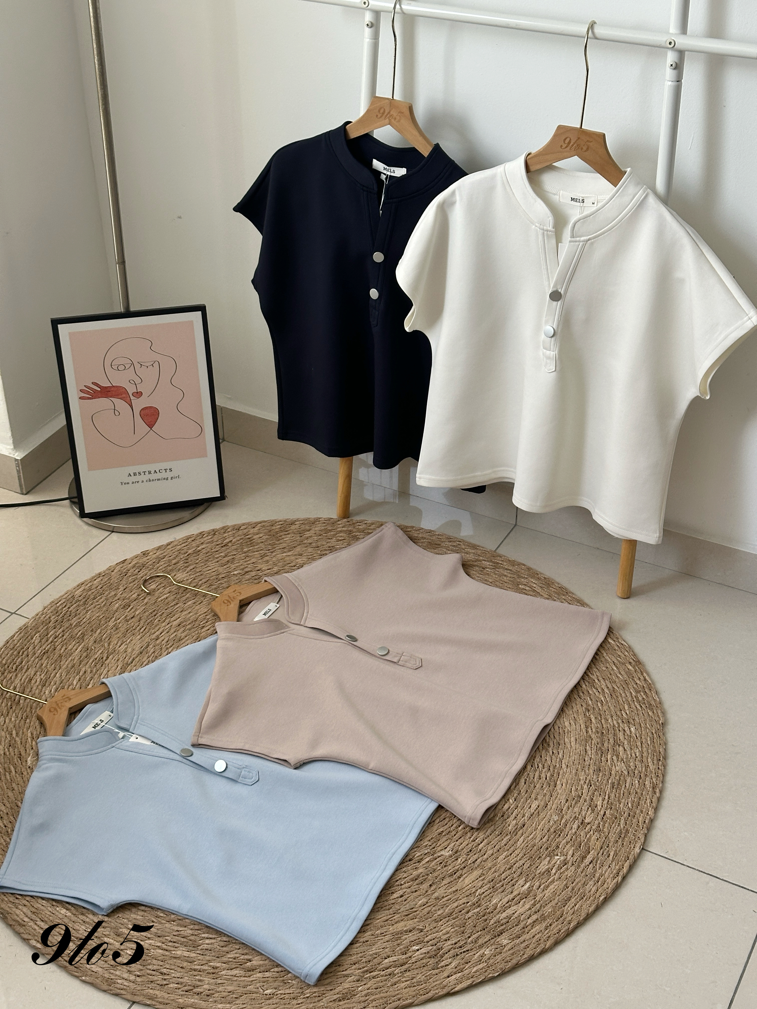 T4236 Short Sleeve Polo Top