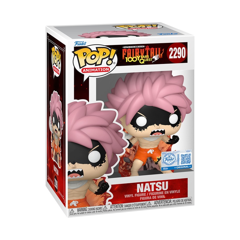 📦訂購 英國代購 Funko POP! FAIRY TAIL Natsu (Fired-Up) Figure 魔導少年 模型