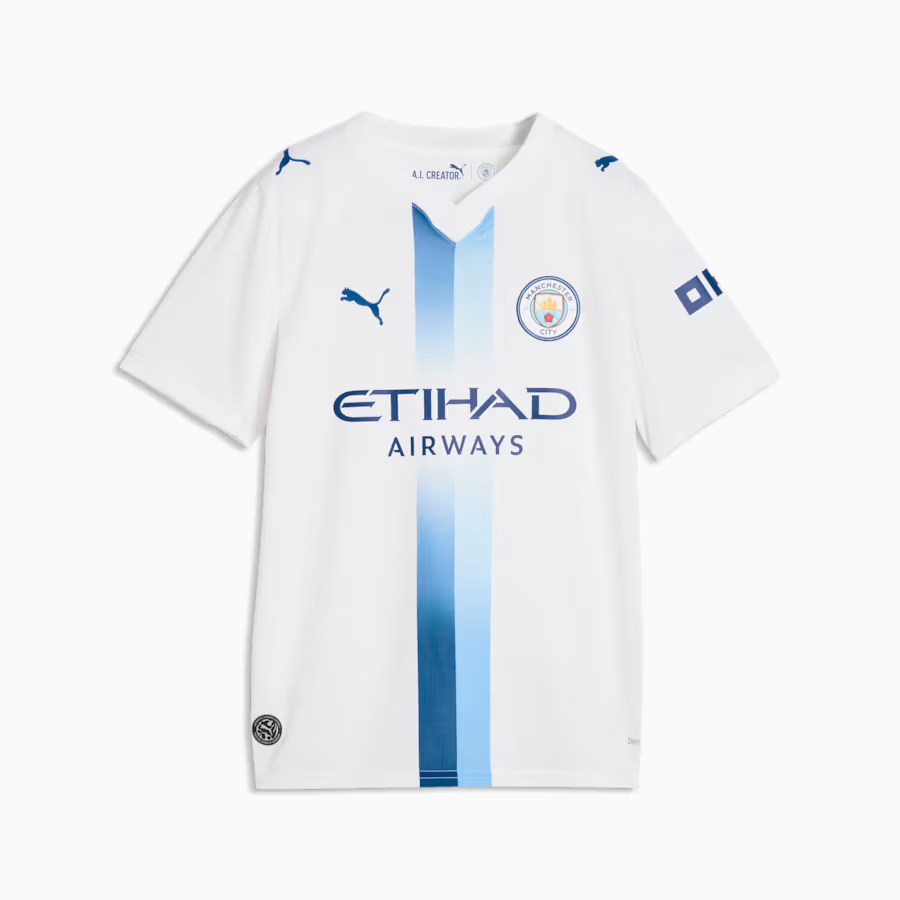 🤖首創全球球迷AI設計 Puma Manchester City 曼城 2026-27 三客童裝球迷版球衣 (可加印字章) 784355_06