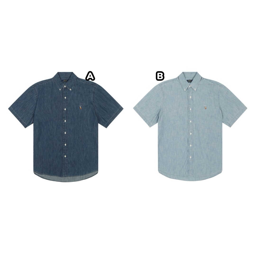 Polo Ralph Lauren 多色小馬刺繡短袖牛仔恤衫