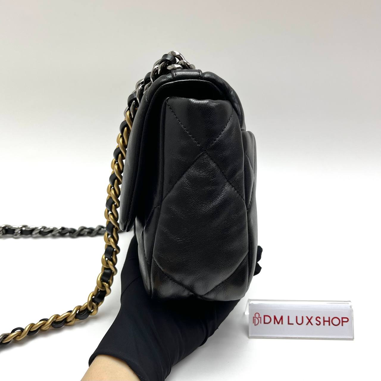 Chanel 19 Bag Small Black GHW (Microchip)