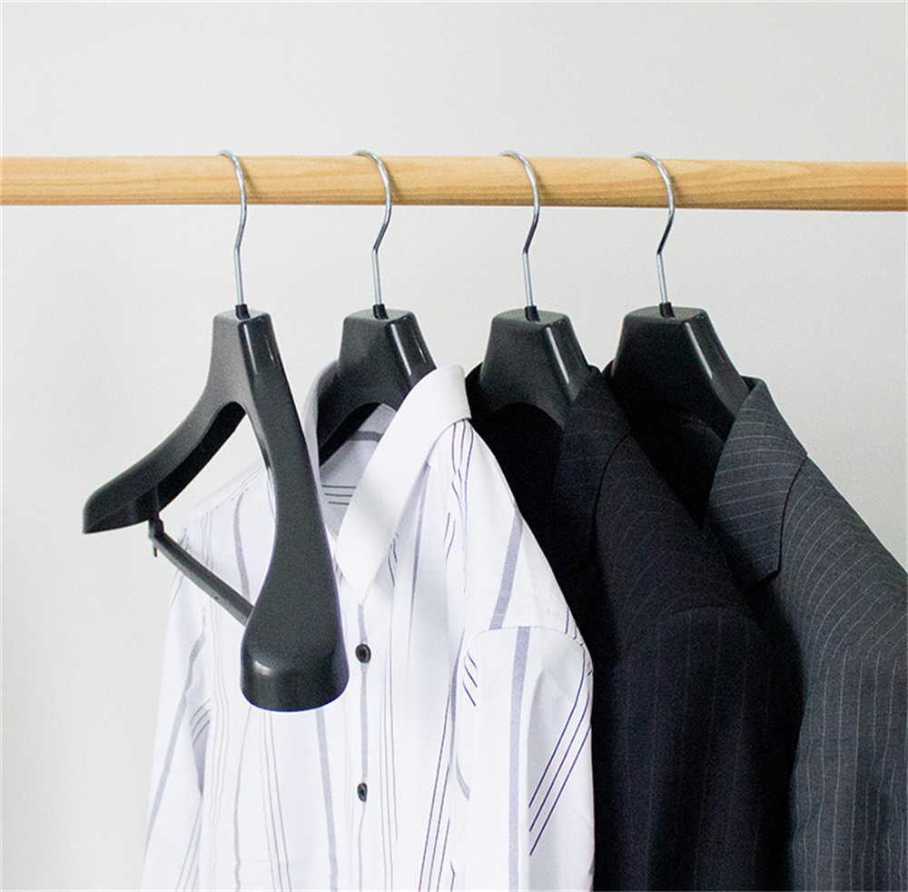 無痕防滑寬肩衣架 無檔 X510-46cm UB0244