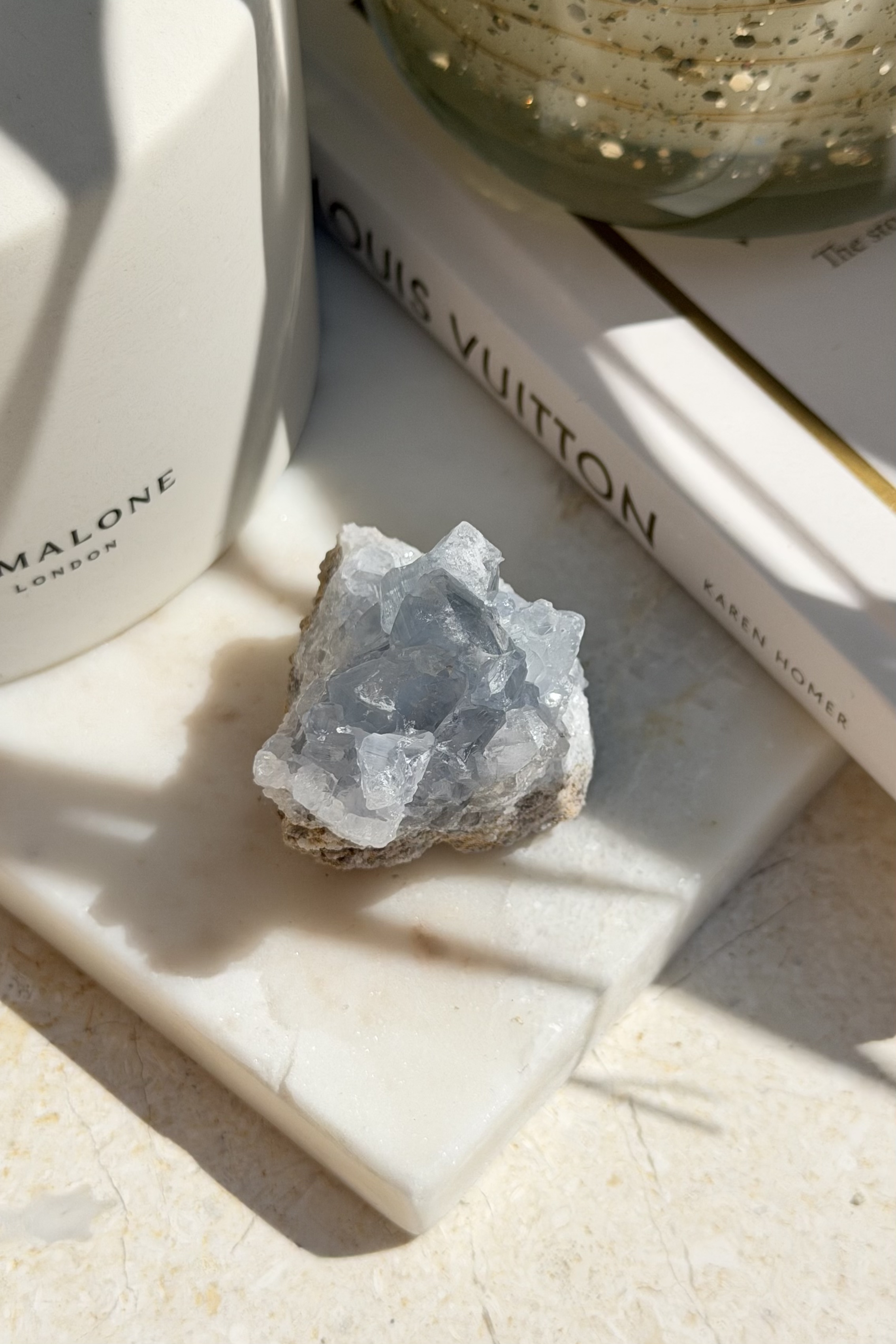   ༒4cm 天青石原石粒 ༒ 3503H3AGNS-RA18*06F