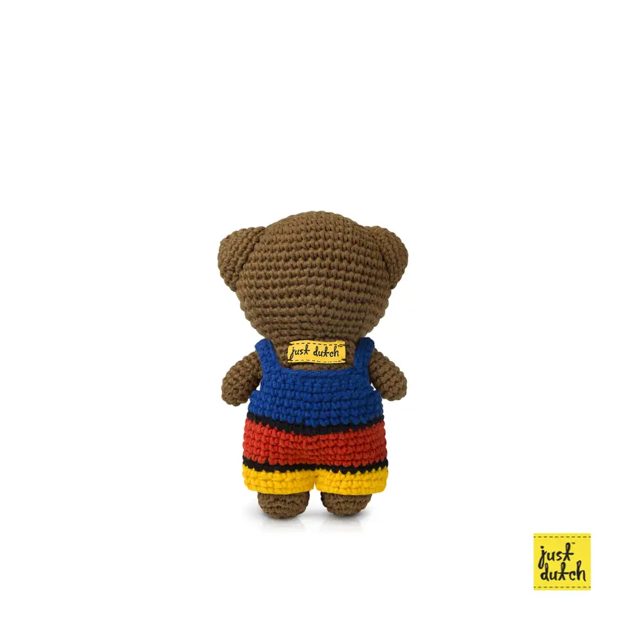  📦訂購 台灣代購 荷蘭 Just Dutch 手工編織 米菲 Miffy Boris 蒙德里安藝術風吊帶褲 公仔