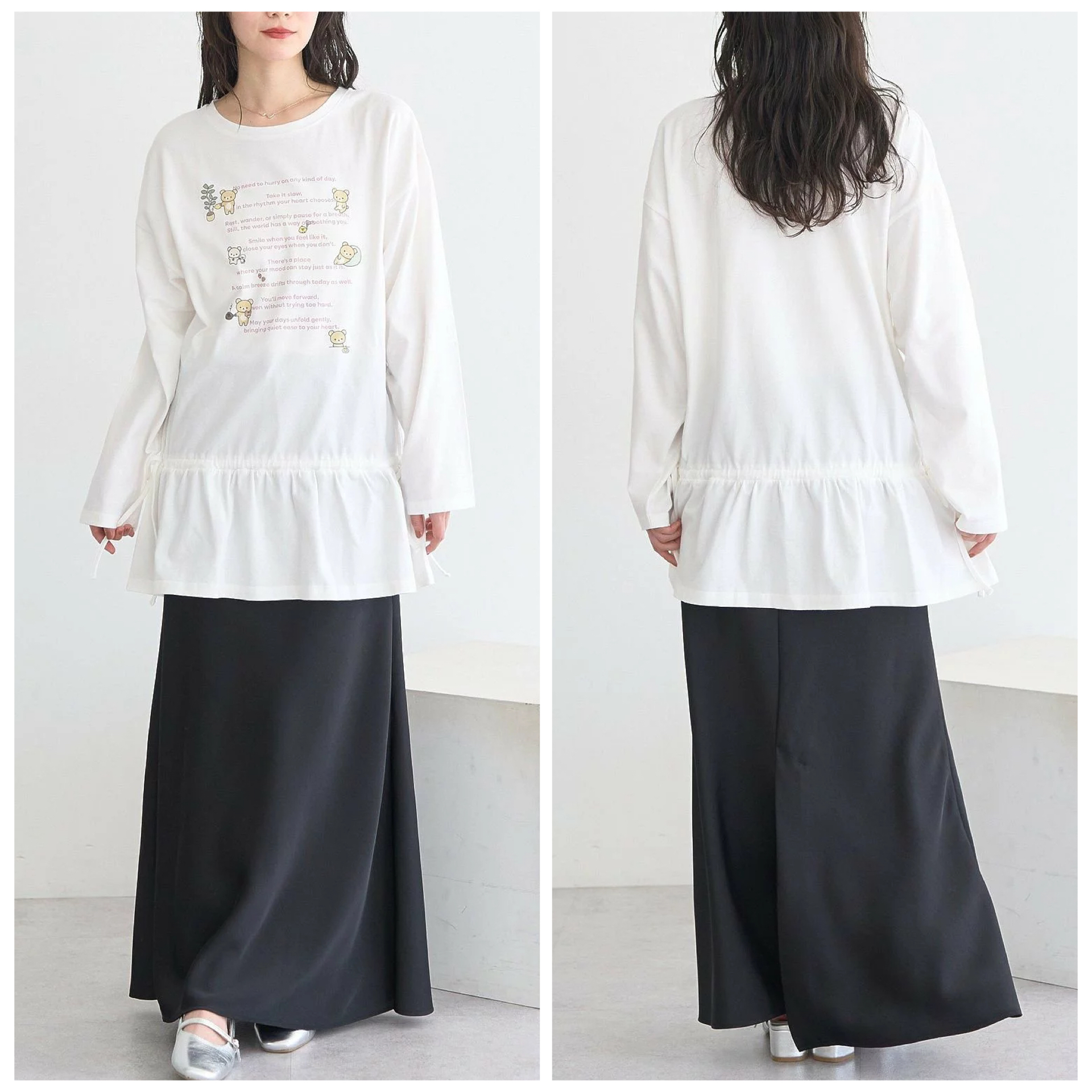 日本預訂📍日本鬆弛熊 × earth music&ecology系列 - 長袖上衣