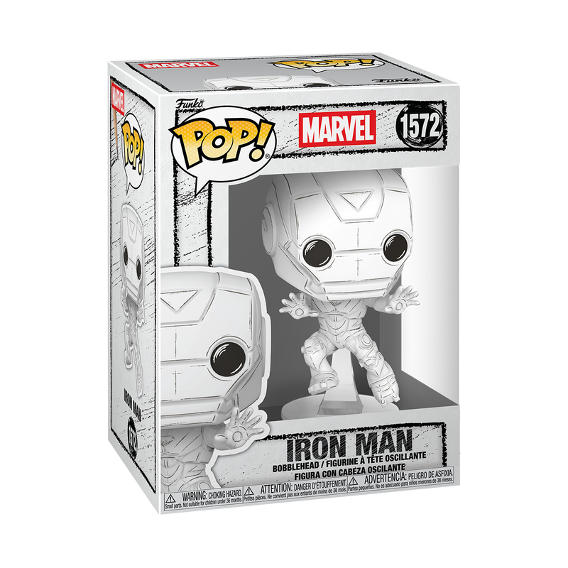 📦訂購 英國代購 Funko POP! Marvel Iron Man (Sketched Deco) Figure 鋼鐵人 素描版 模型