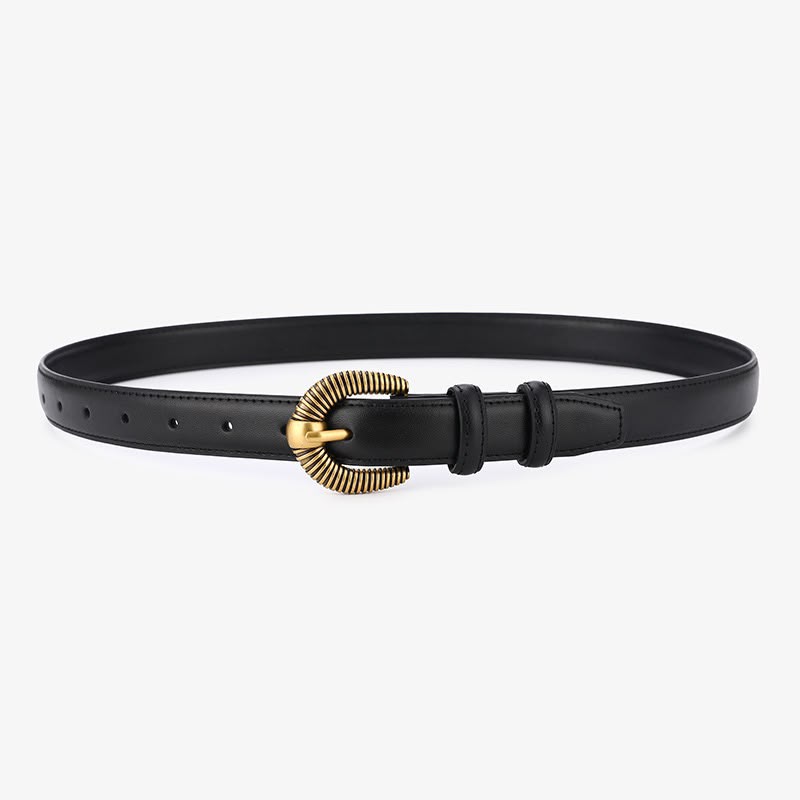 BT0201 Sculpted Vintage Buckle Belt