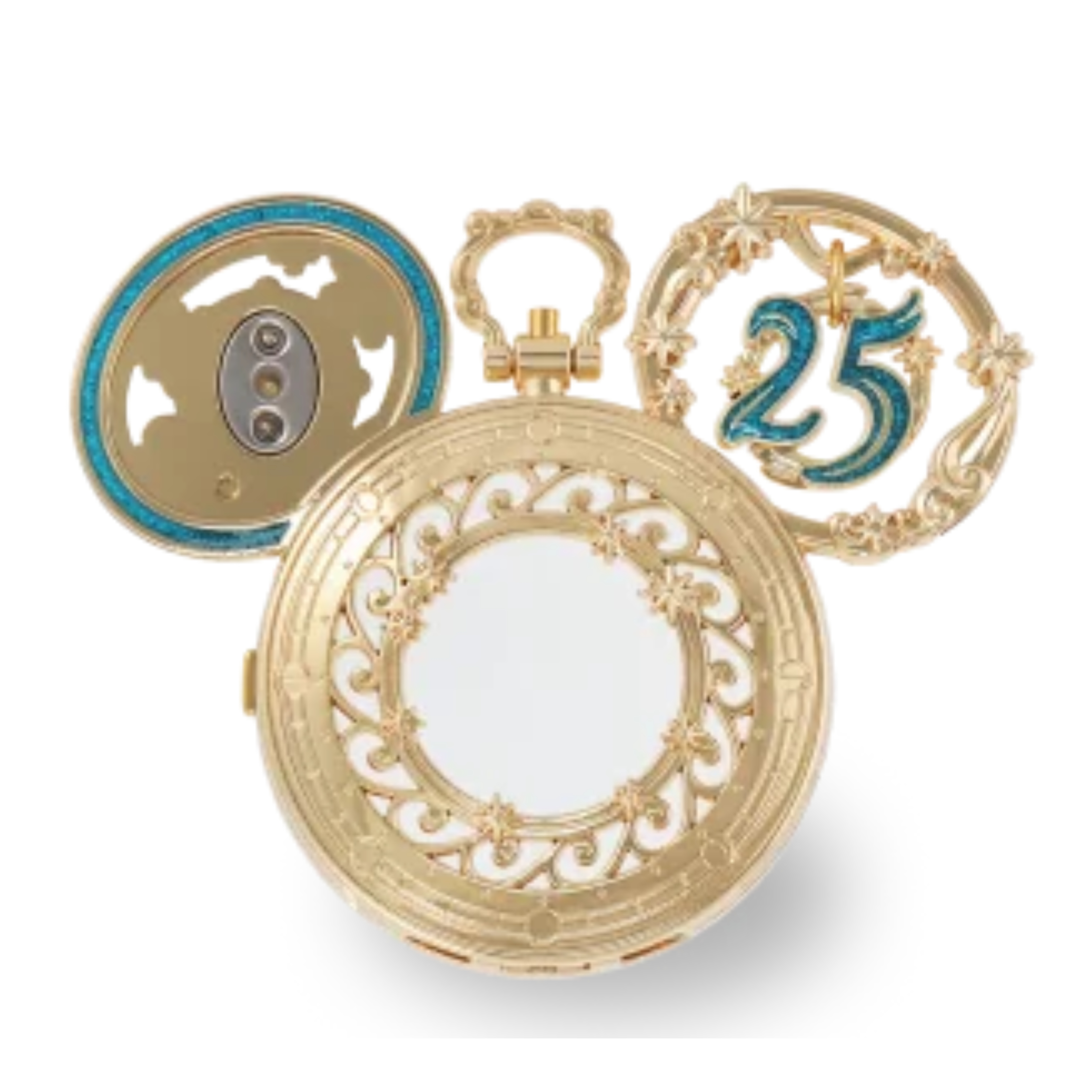 【預訂】DisneySea 25th Jubilee Locket - base (金色)