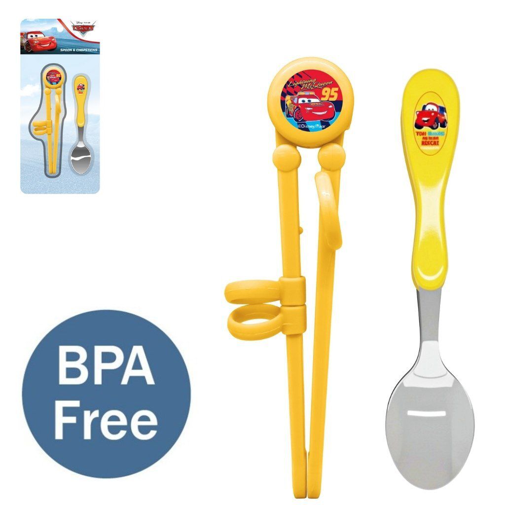 車王 學習餐具套裝(筷子+湯匙）