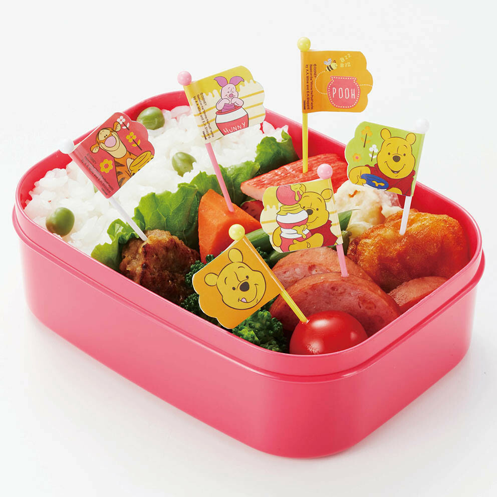 (可重覆使用,非一次性)Mama's Assist TORUNE Winnie the Pooh 旗仔食物籤 (9支裝)旗仔籤(可重覆使用,非一次性)