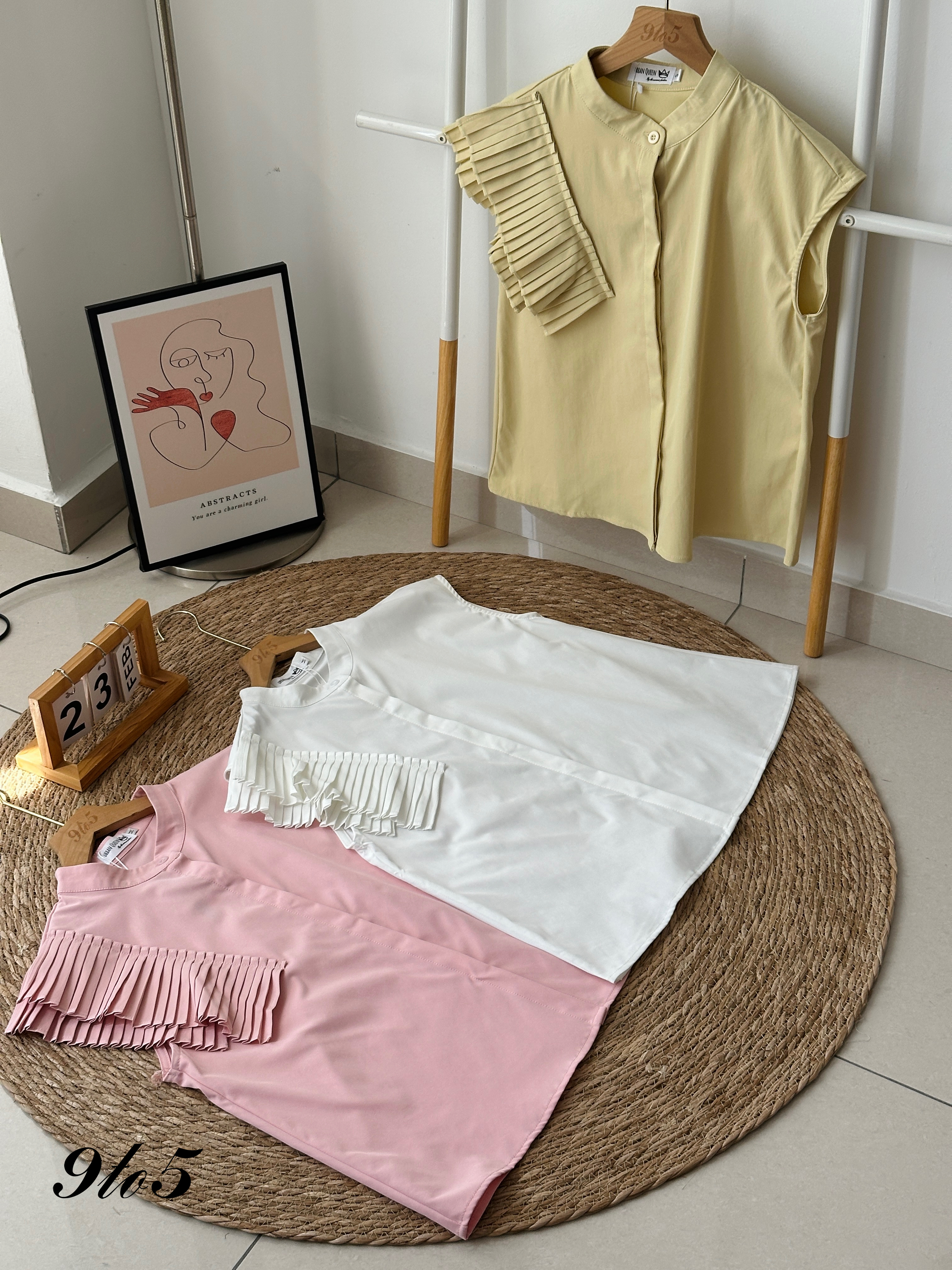 T3966 Cape Sleeve Shirt - 3 Colors