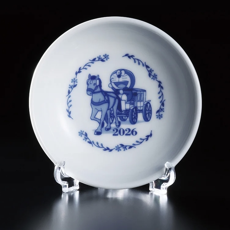 [現貨] 多啦A夢陶瓷碟 馬年2026限定款 (日本雜誌附錄)