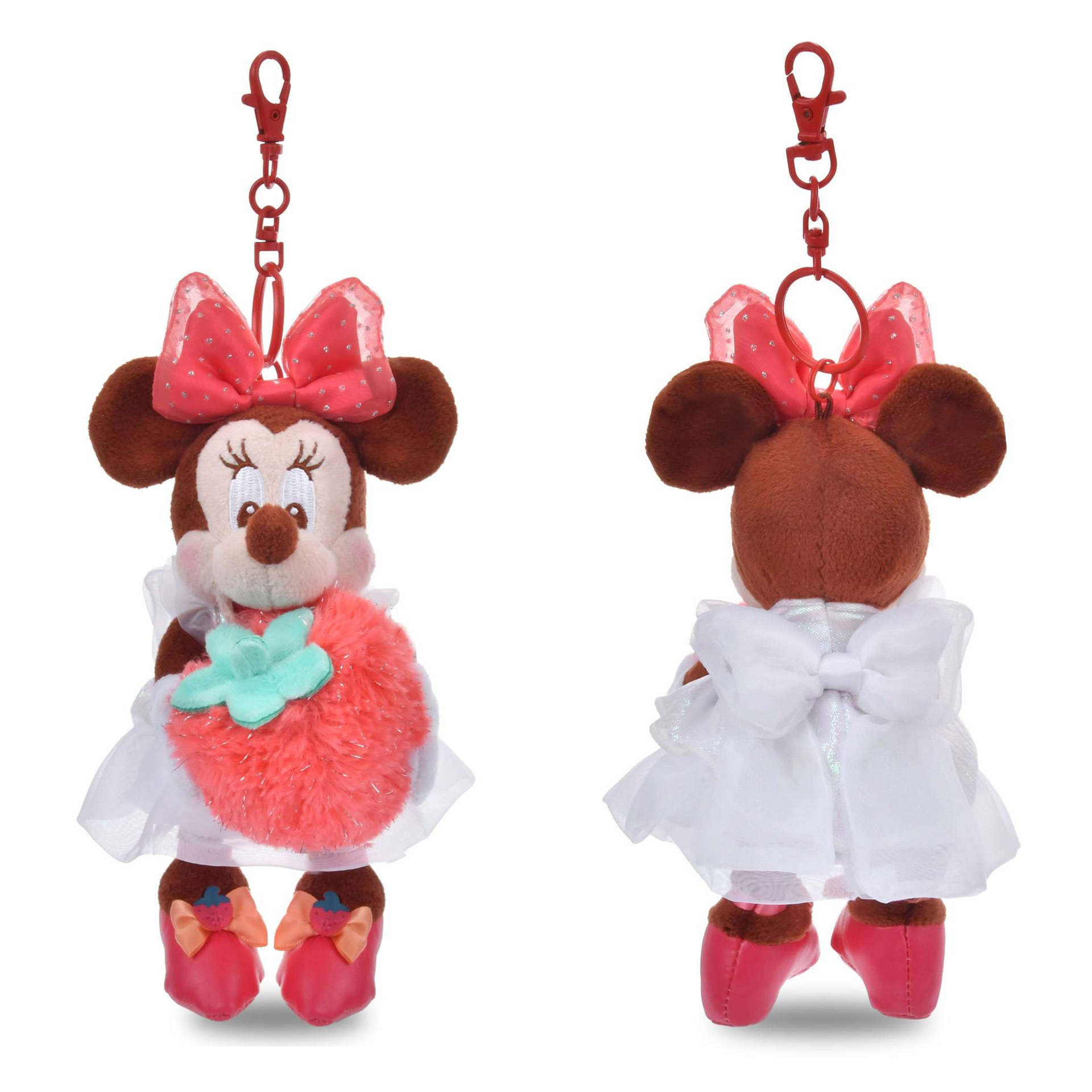 日本預訂📍日本迪士尼GLOSSY FRUITS系列 - 米妮/Marie草莓公仔/吊飾 27/1日本開售