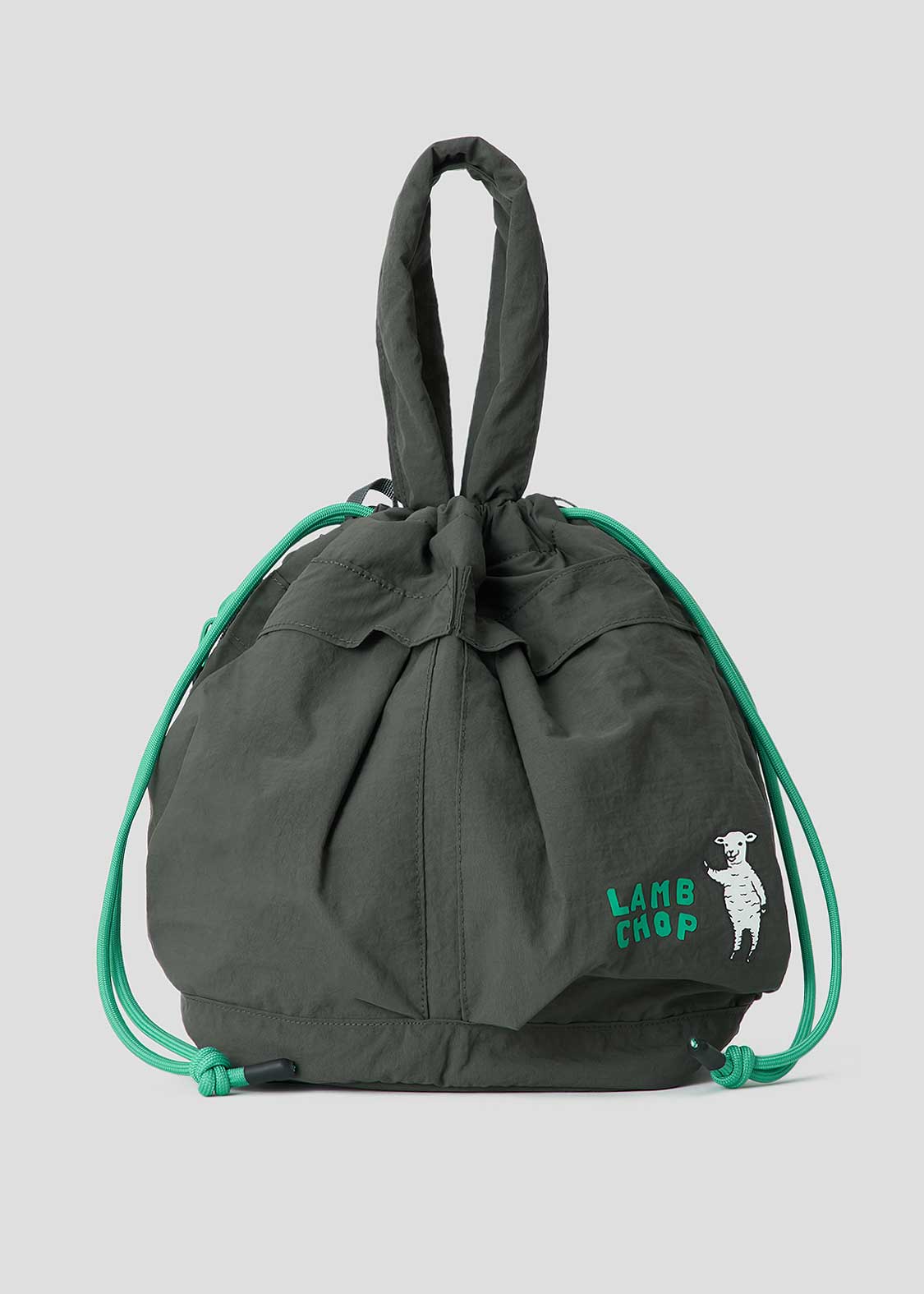 📦訂購 日本限定 graniph LAMB CHOP 功夫綿羊 索繩手提袋