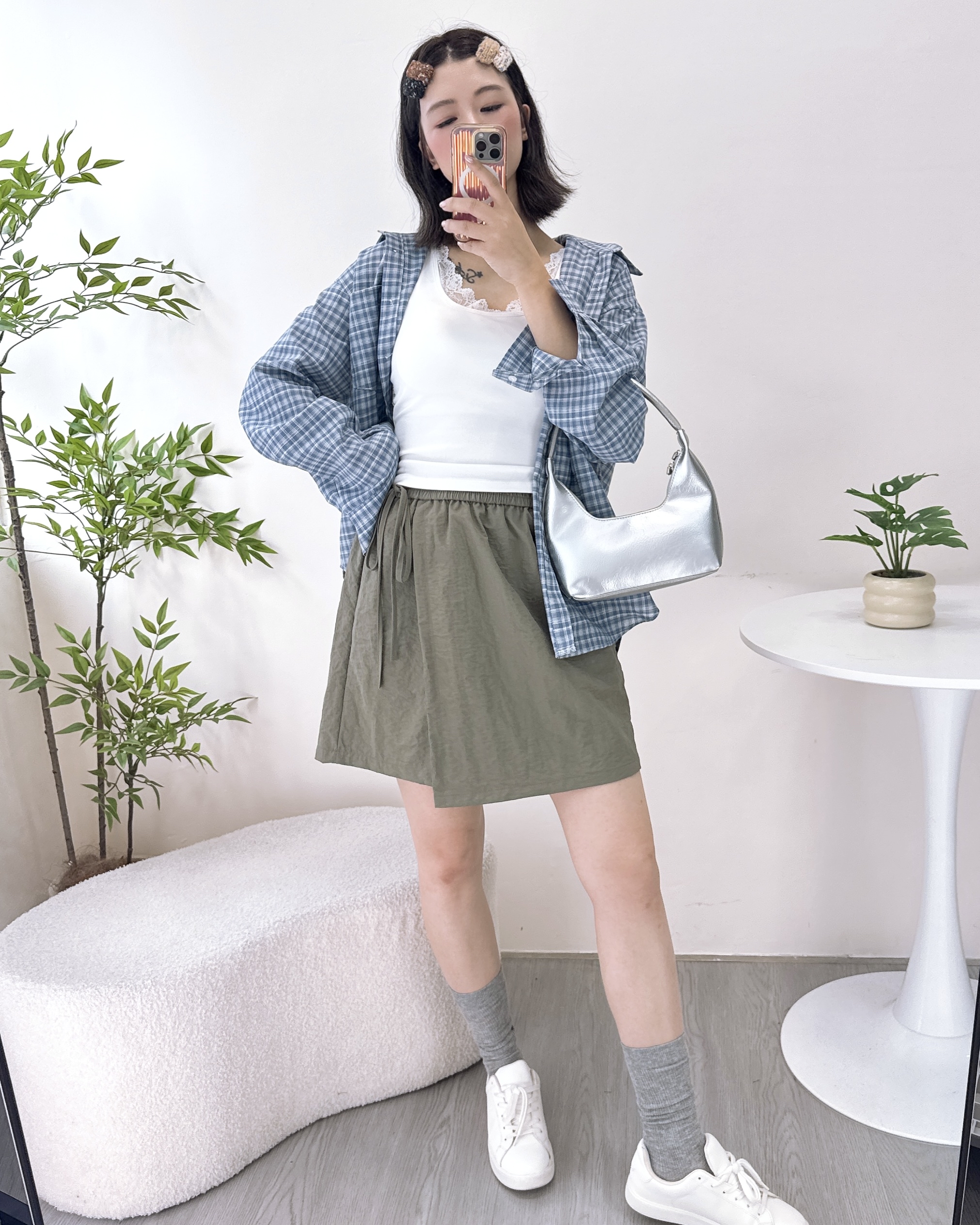 休閒百搭工裝短裙褲 3色