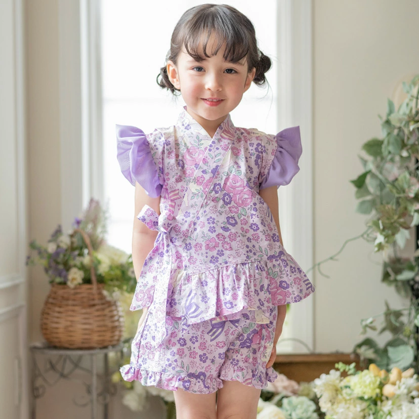 🆕【⭐訂購⭐】🌀 🇯🇵 日本直送 荷葉邊 喇叭袖 甚平套裝［10款選］ 🌀 [ELEA-0174][260619]
