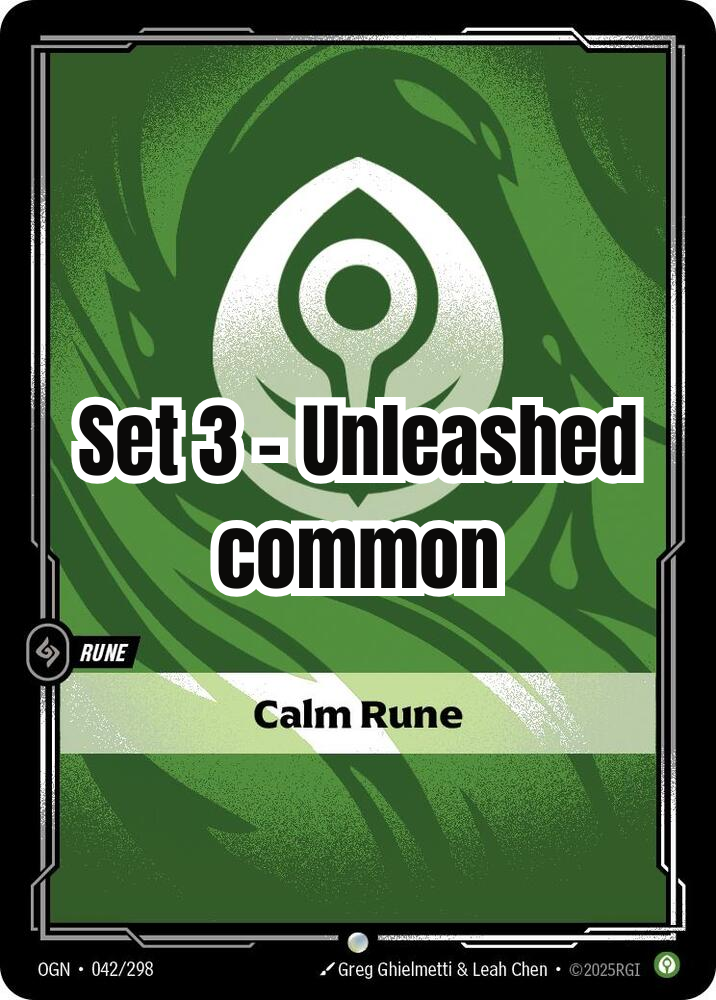 Unleashed - Commen - Clam Rune (Set 3)