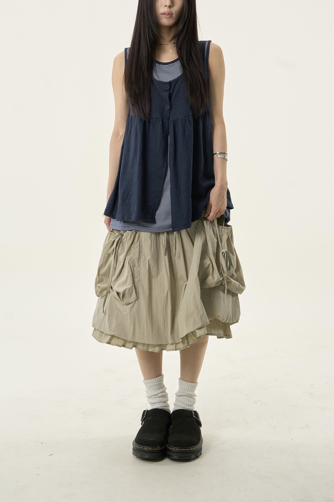 Ruffled Layered Tank Top