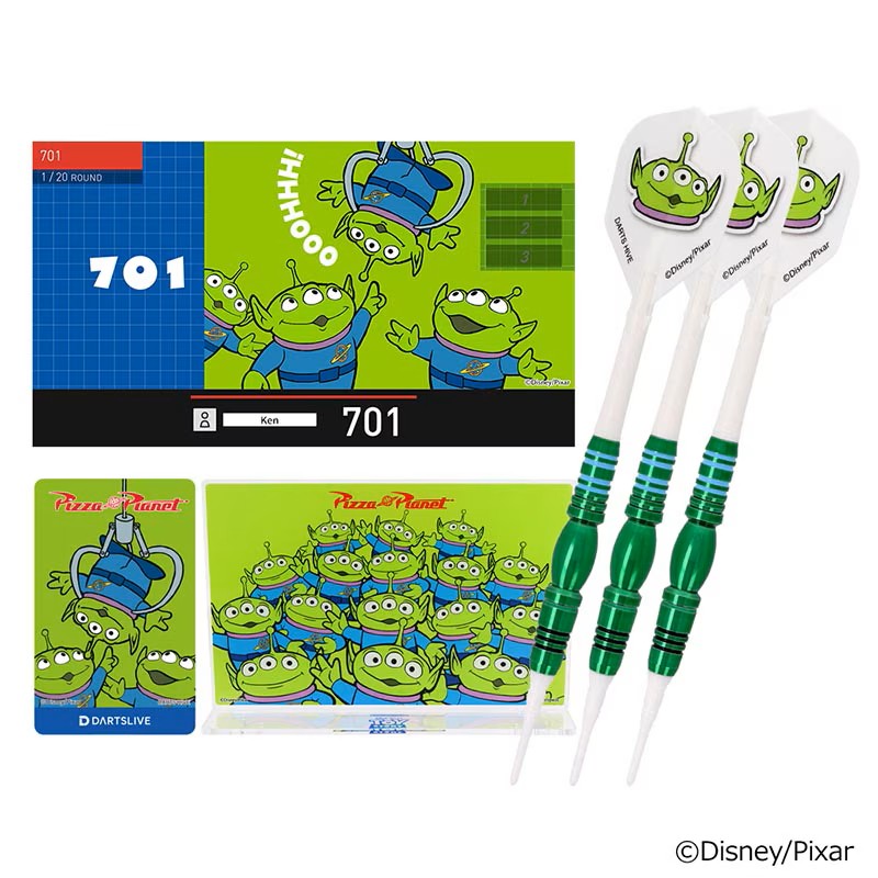 Disney Pixar Collection ＜トイ・ストーリー＞ TOY STORY 三眼仔主題飛鏢套裝 ”BRASSDARTS SET” 2BA