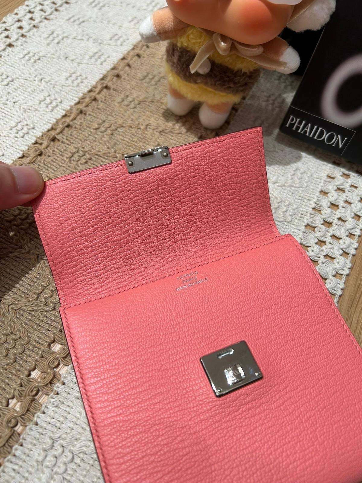 Hermes clic 12 wallet,STAMP D,8W 100%Authentic ,unused 未使用品✅box 