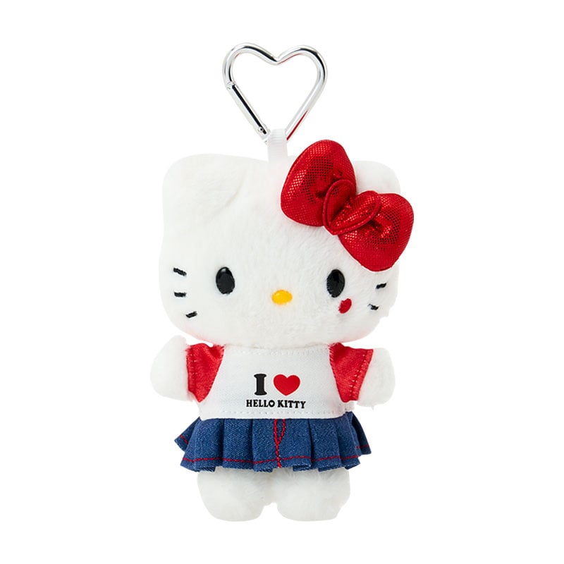 現貨｜Sanrio Hello Kitty I LOVE SANRIO CHARACTERS系列 日版 吊飾 毛公仔 連心形扣 (90194-6)