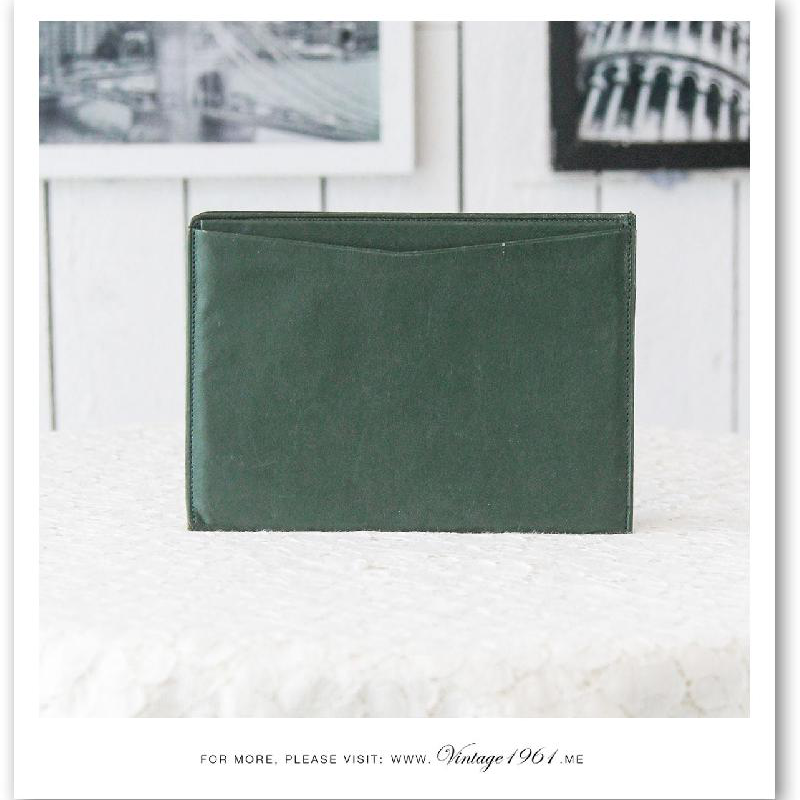 Green Leather Letter/Passport Case (EV269)