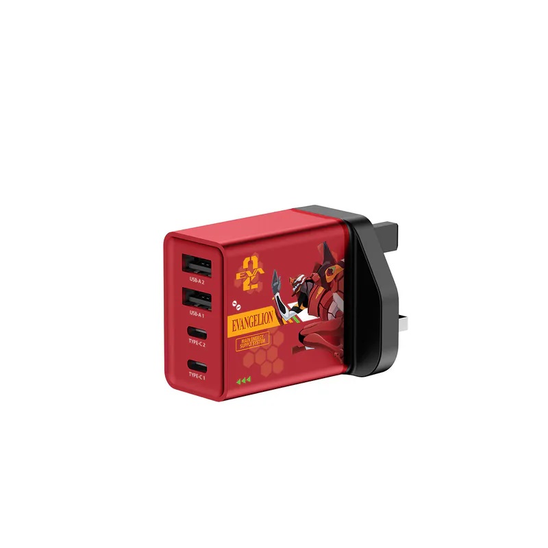 XPOWER EVA新世紀福音戰士 30W 4輸出PD快充充電器 (WC30)